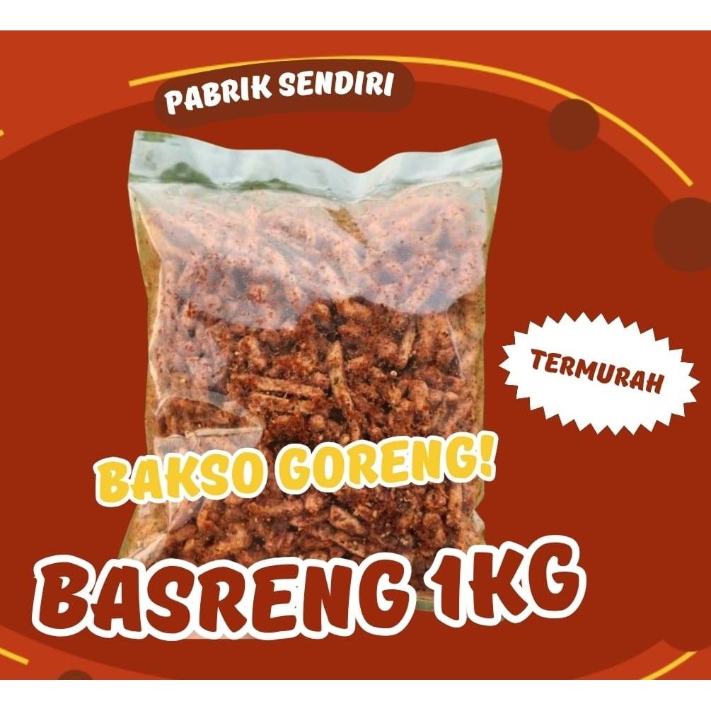 

Basreng Original Pedas Daun Jeruk Viral 1KG Cemilan Sultan Cianjur Snack Ngabret Paket Hemat Seller