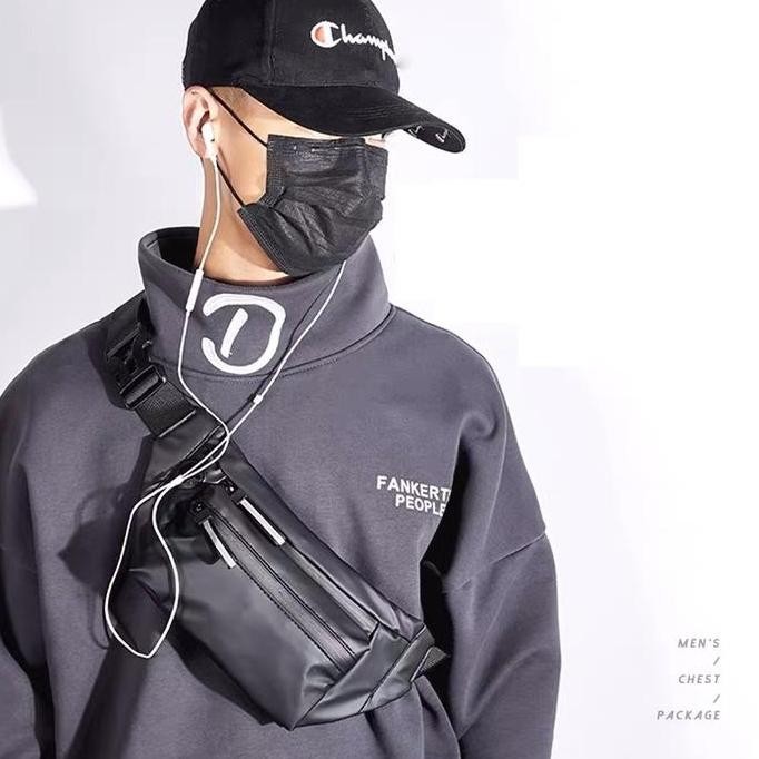 Tas Wanita Import Pinggang Selempang Waistbag Waist Bag Jinpaidi Jpd002 002 Reflective 3M Parasut