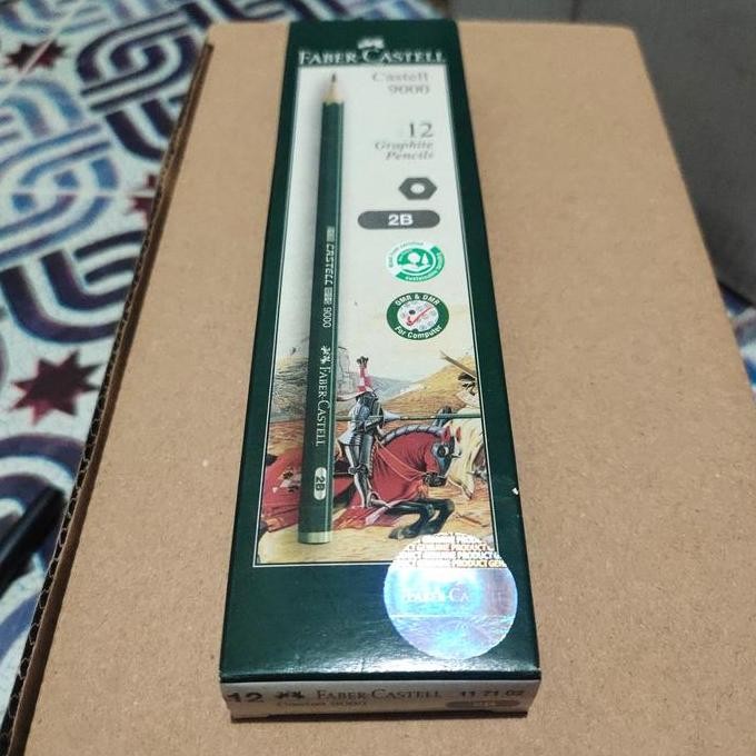 

Faber Castell 9000 Original Pensil 2B / Lusin