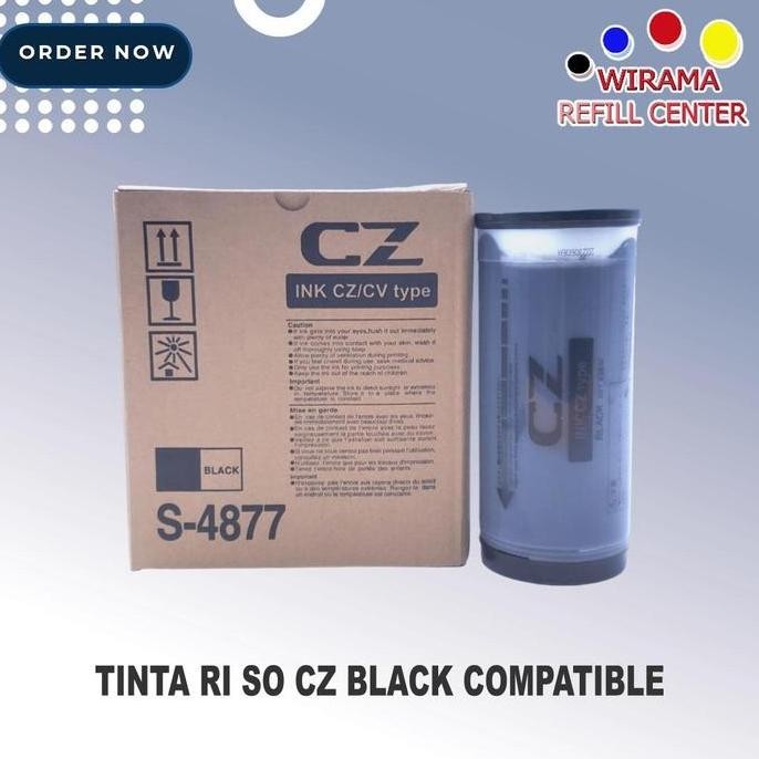 

Ink Tinta Ri So Cz Cv Black Compatible 800Ml