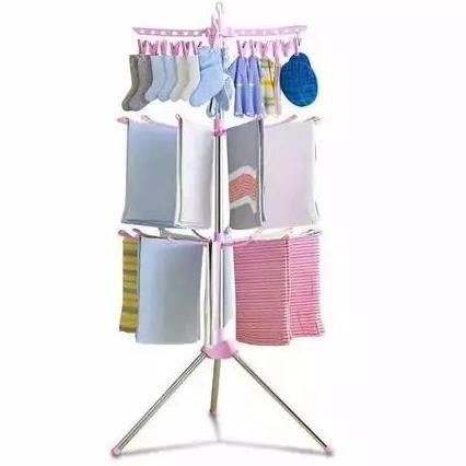 Rak Jemuran Baju Bayi Rak Jemuran Handuk Menara Bayi Kaos Kaki Kain Gantung Berdiri