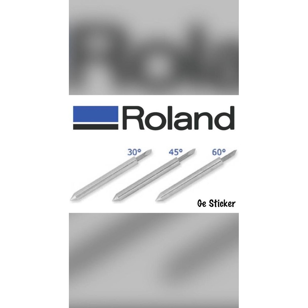 

Mata Pisau Mesin Cutting Roland 30 Degree (Isi 5)