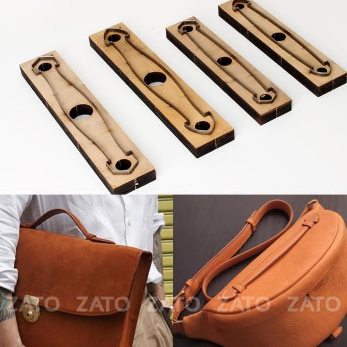 

Handle Bag Leather Cutting Template - Pisau Pons - Leather Tools