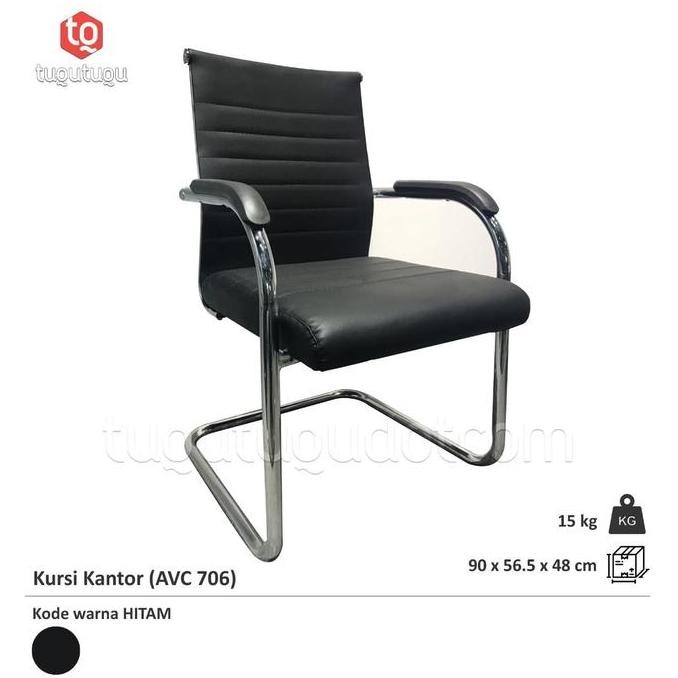 Kursi Kantor (AVC 706) Hitam