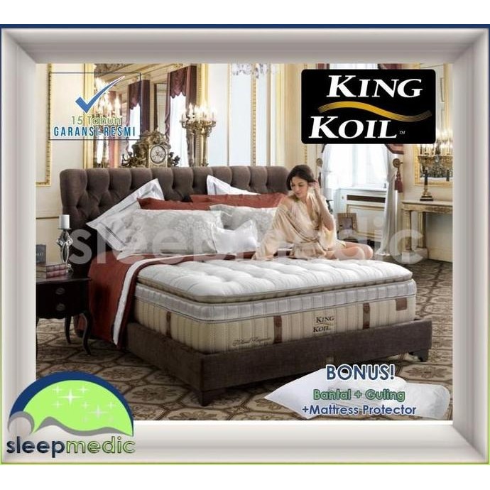 KING KOIL SpringBed NEW NATURAL RESPONSE ( KASUR / SET ) 160 180 200