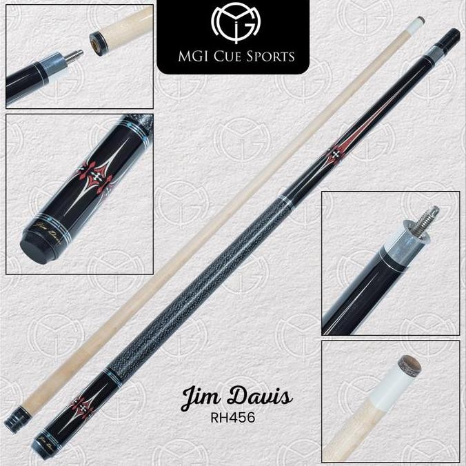 Jim Davis Billiard Play Cue - RH456 MURAH