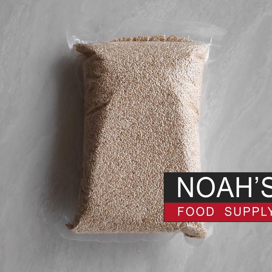 

Wijen Putih Panggang Sangrai Toasted White Sesame 1 Kg