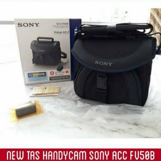 Sony Value Kit ACC + FV50B (Tas Sony LCS - X21 Batre Sony NP-FV50 Ori
