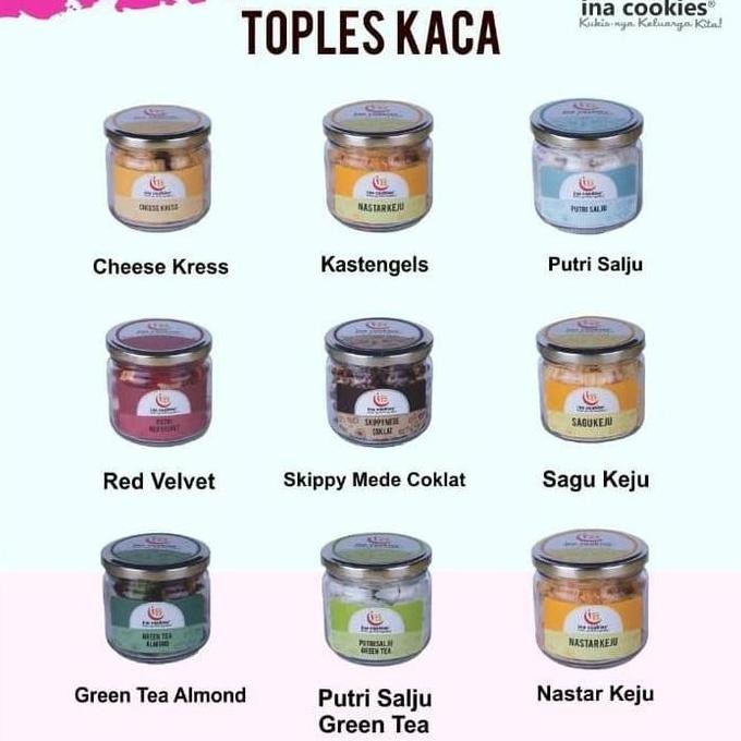 Ina cookies jar toples kaca PM