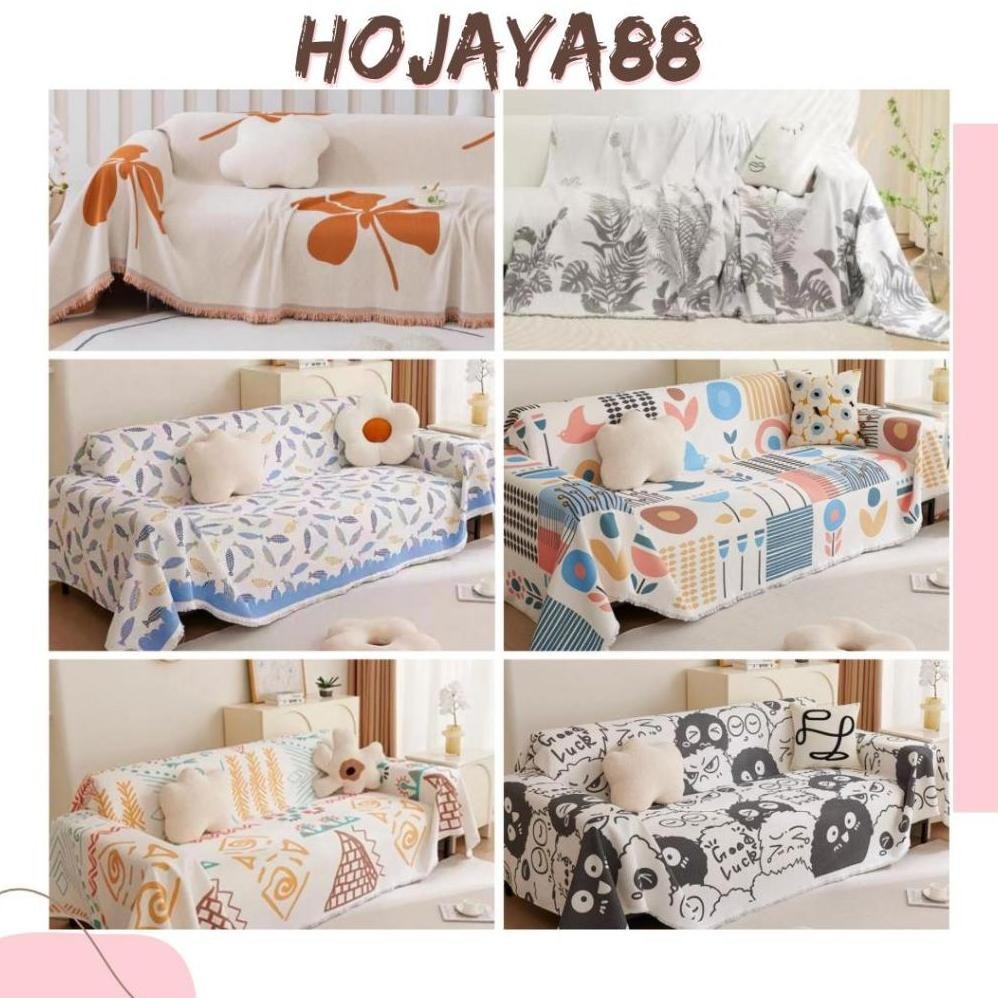 TERBARU- selimut sofa / cover sofa / sarung sofa / selimut estetik