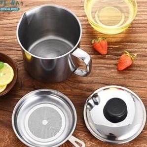 SINDA Oil Pot Filter Wadah Saringan Minyak Stainless Steel MRS