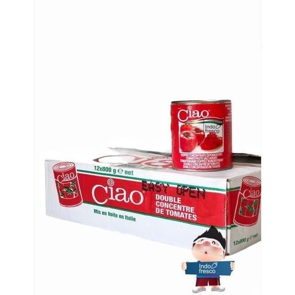 

Ciao Pasta Tomat- Tomato Paste 800 g- 1 DUS GRAB GOSEND