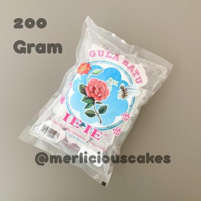 

Baru Gula Batu Cap Tawon Ie Ie 200gr untuk Hiasan Geode Cake