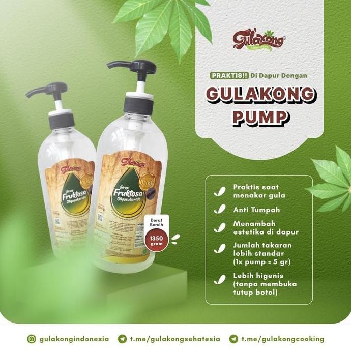 

Baru Gulakong Gula Singkong Pump 1350ml - Bebas Gluten & Ramah Diabetes