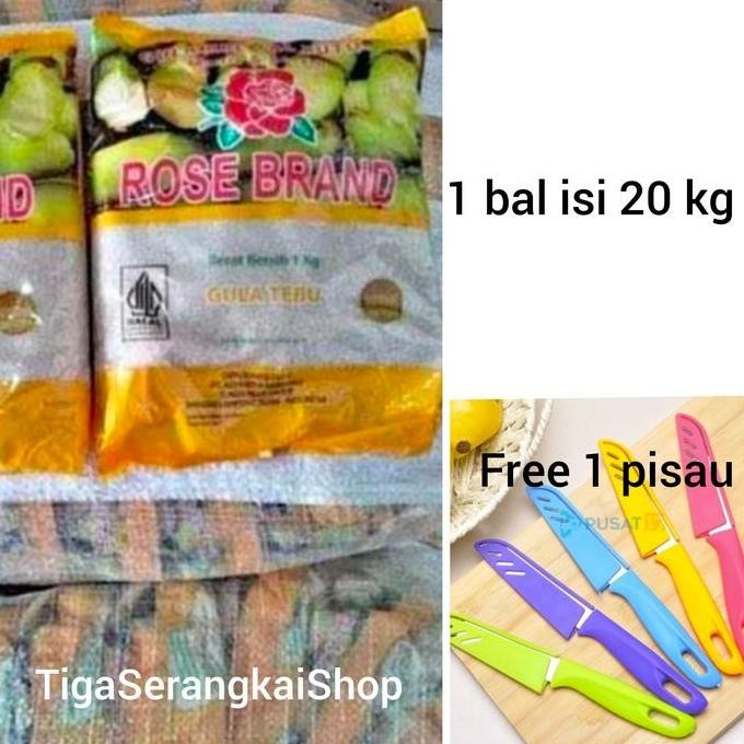 

Baru Gula Pasir Rosebrand 1kg x 20pcs - 1 Dus Harga Grosir
