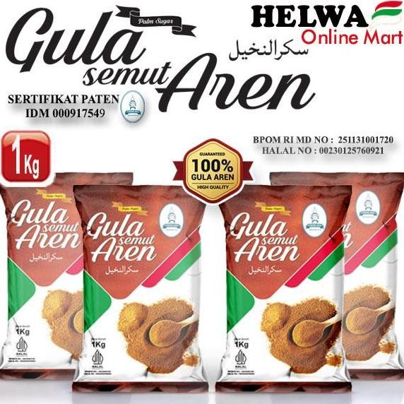 

Baru Gula Aren Bubuk Organik 1kg - Palm Sugar Semut BPOM 100% Asli