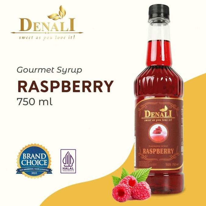 

Baru Denali Sirup Raspberry Minuman Premium Flavored Syrup