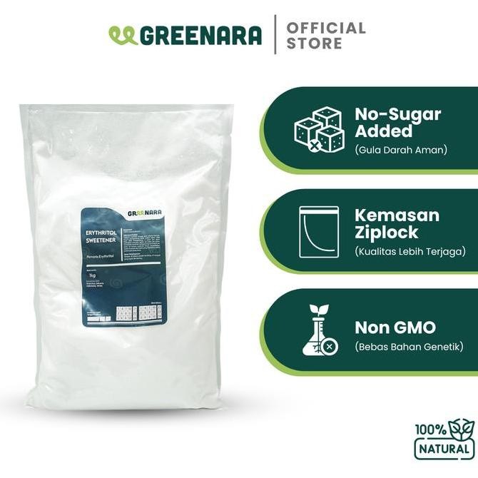 

Baru Erythritol 1 Kg - Gula Pengganti Rendah Kalori untuk Diet & Diabetes