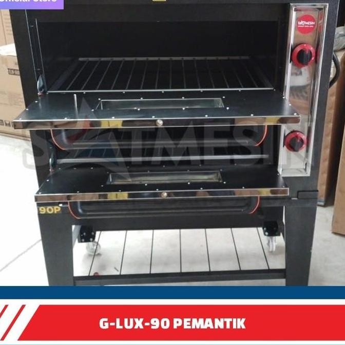 Satmesin Oven Gas Zeppelin 90 Black Oven Pemantik /Otomatis