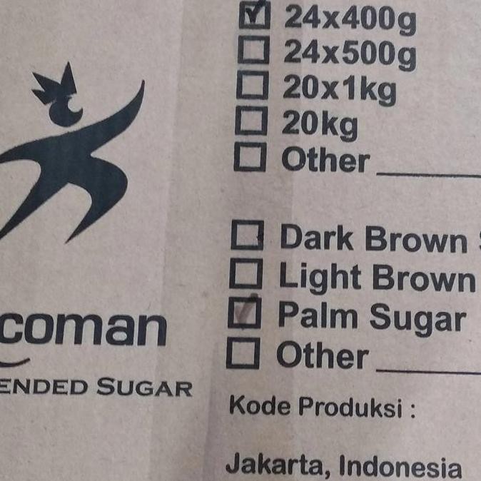 

Baru Ricoman Palm Sugar Gula Aren 400g - 24pcs 1 Dus Ekspedisi