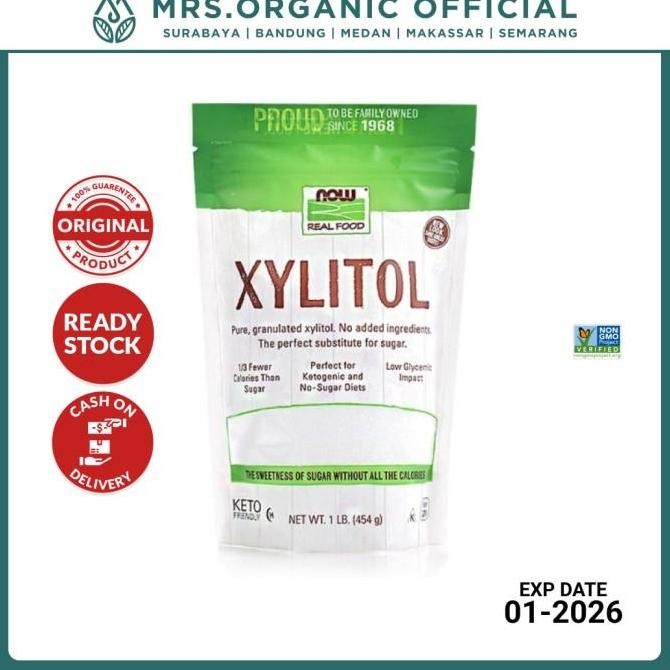 

Baru Now Foods Xylitol 454g | Pemanis Alami Rendah Kalori