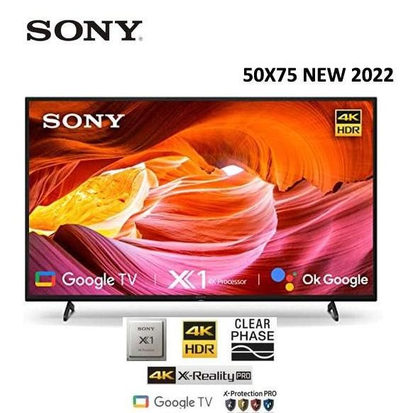 SONY BRAVIA UHD 4K ANDROID TV 50X75 DIGITAL TV GARANSI RESMI SONY