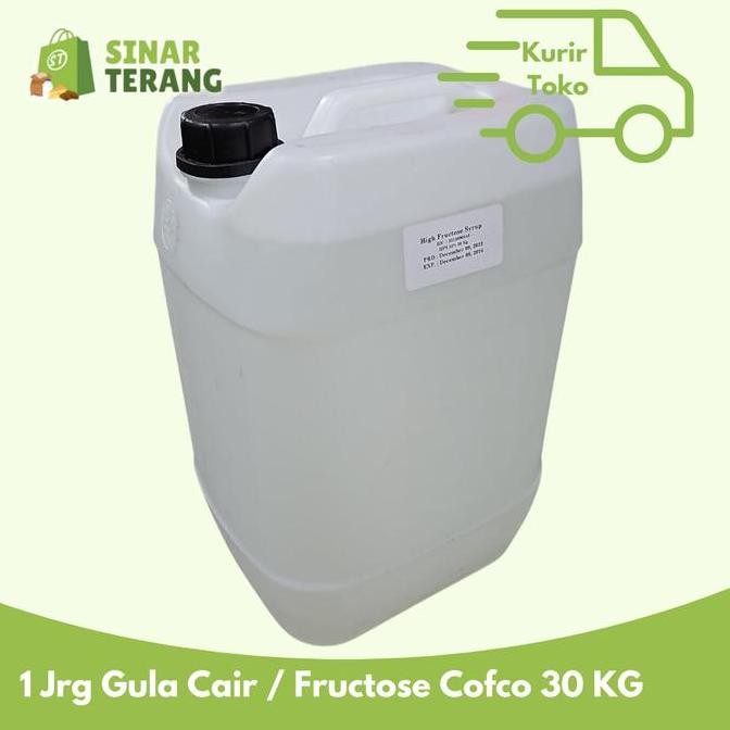 

Baru Gula Cair Fructose 30kg Jerigen Gula Jagung / Sirup Fruktosa