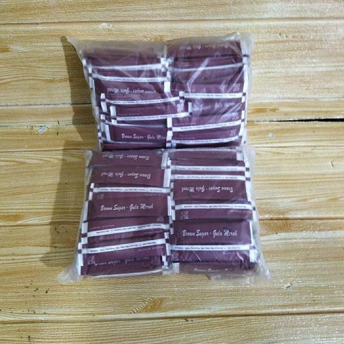 

Baru Gula Merah Stik Isi 125pcs / Pack - Gula Aren Praktis Hemat
