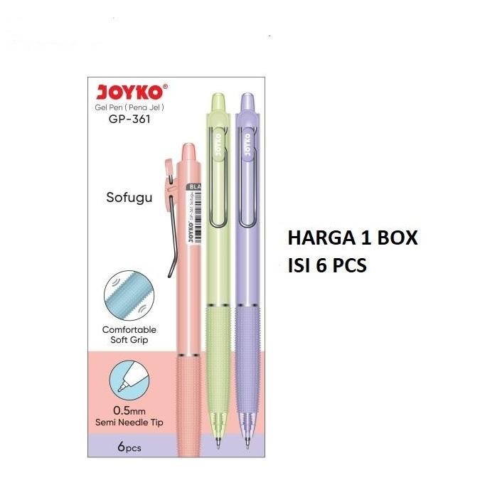 

Gel Pen Pulpen Pena Joyko Gp-361 Sofugu Gel 0.5 Mm