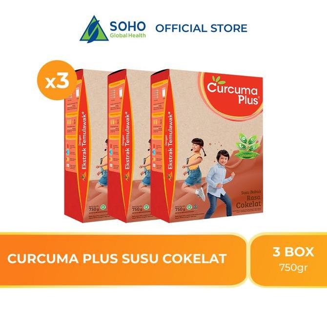 

Murah Curcuma Plus Susu Bubuk Ekstrak Temulawak Coklat 750Gr - Paket Isi 3