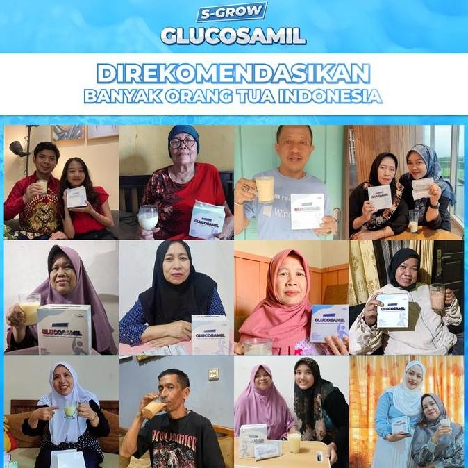 

Grosir S-Grow Glucosamil - Susu Bubuk Dewasa Vanila [Untuk Tulang & Sendi]
