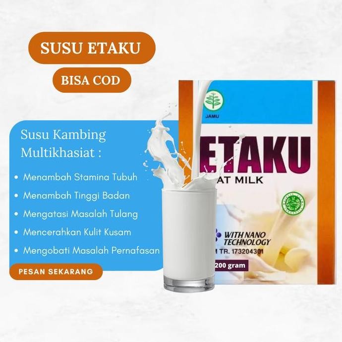 

Sale Walatra Etaku Susu Kambing Etawa Bubuk Goat Milk Tinggi Kalsium Ampu H