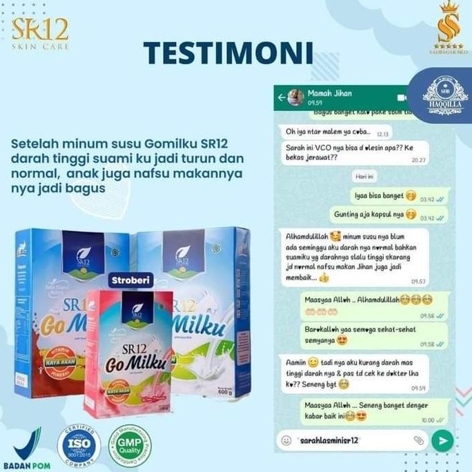 

Sale Susu Penambah Berat Badan/Go Milku Sr12/Susu Atasi Darah Tinggi/Susu