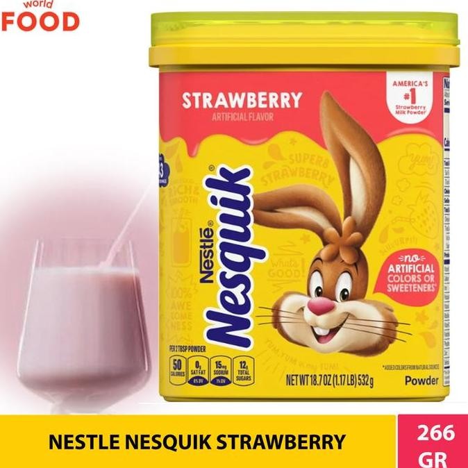 

Murah Nestle Nesquik Strawberry 266Gr