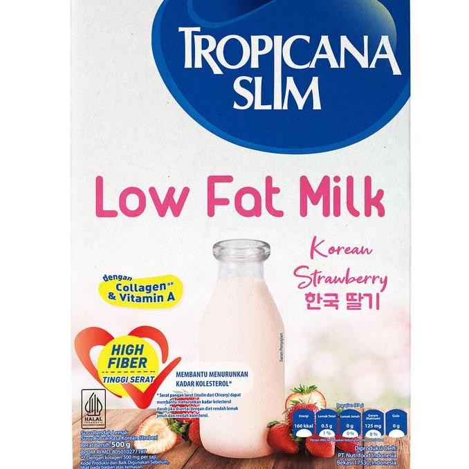 

Sale Tropicana Slim Low Fat Milk Korean Strawberry 500Gr