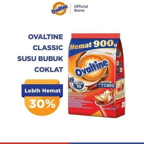 

Promo Ovaltine Classic 900Gram/Ovaltine Clasic Coklat 900Gr/Ovaltine Cokelat