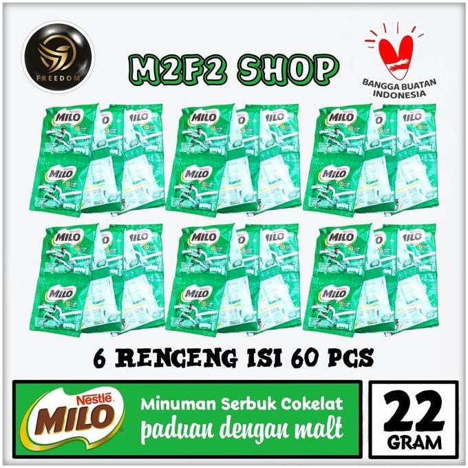 

Sale Milo Activ-Go Minuman Serbuk Cokelat Malt Sachet - 22 Gr (6 Renceng)