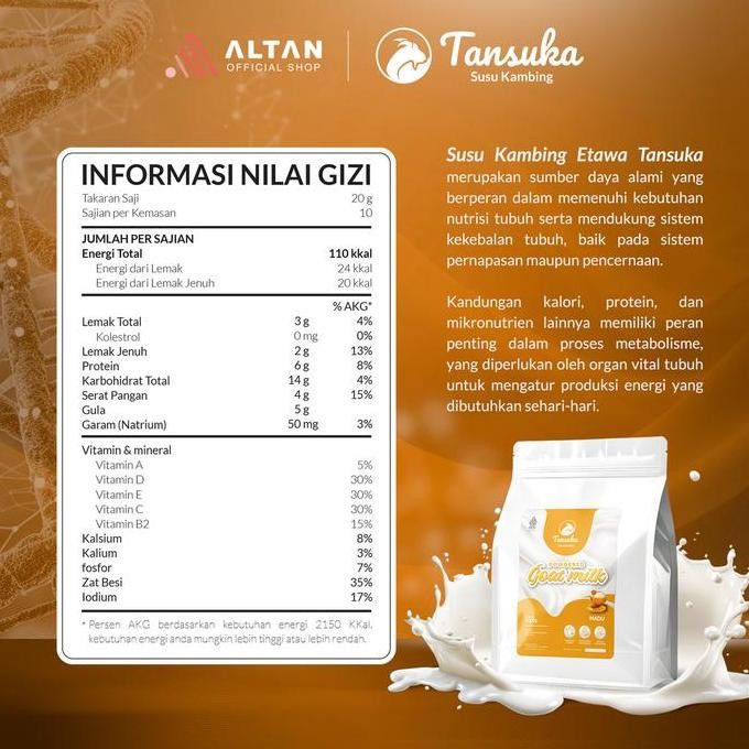 

Murah Tansuka Susu Kambing Etawa Murni Rasa Madu 1000Gr Jumbo Segar Higienis Kaya Nutrisi Manfaat Mudah Dikonsumsi