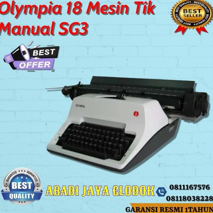 Olympia 18 Mesin Tik Manual Sg3