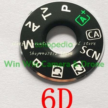 TERBARU STIKER DIAL MODE PLATE CANON EOS 6D - REPLACEMENT KAMERA DSLR