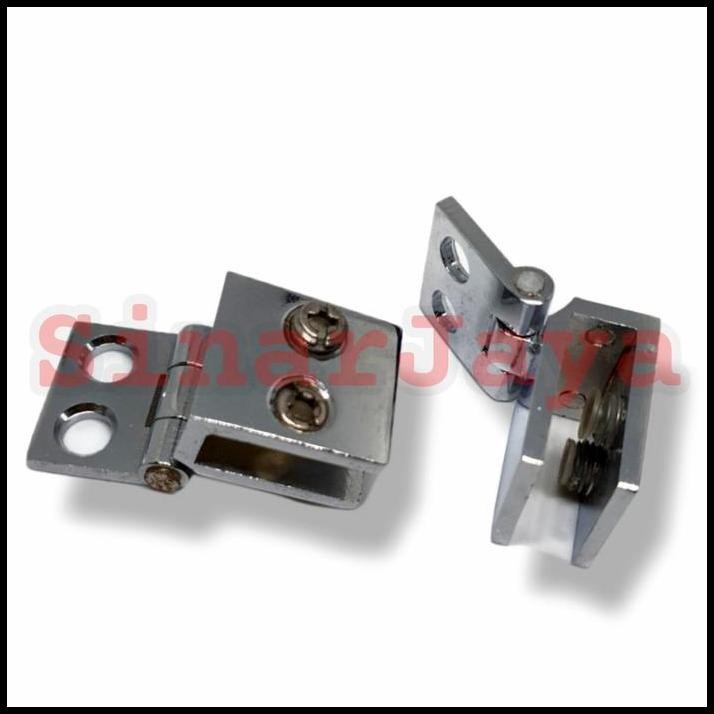 Engsel Jepit Kaca Kayu ke Kaca