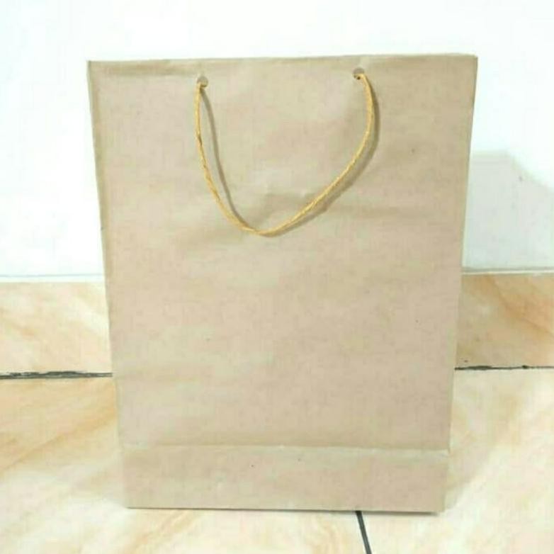 

Berkualitas Paperbag Polos Uk 20X25X8Cm- Paper Bag - Tas Kertas - Tas Souvenir Promo