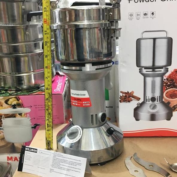 

Mesin Giling 250 Gram Tepung Bumbu Kopi Rempah Powder Grinder Willman