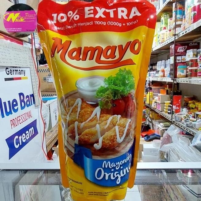 

Tersedia Mamayo Mayonnaise Original 1kg - Saus Mayo Khusus Grab & Gojek