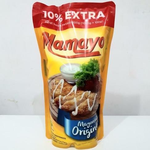 

Tersedia Mamayo Mayonnaise Original 1kg - Saus Mayones Premium