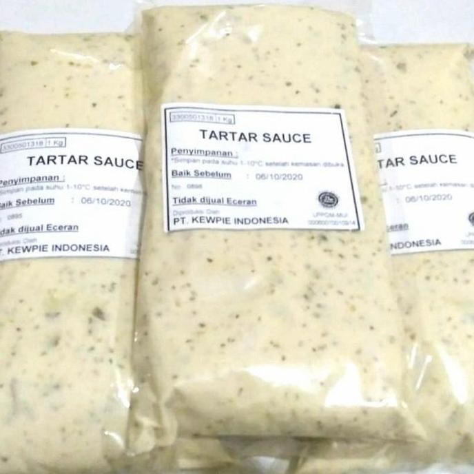

Tersedia Kewpie Tartar Sauce 1kg - Saus Tartar Mayones Termurah