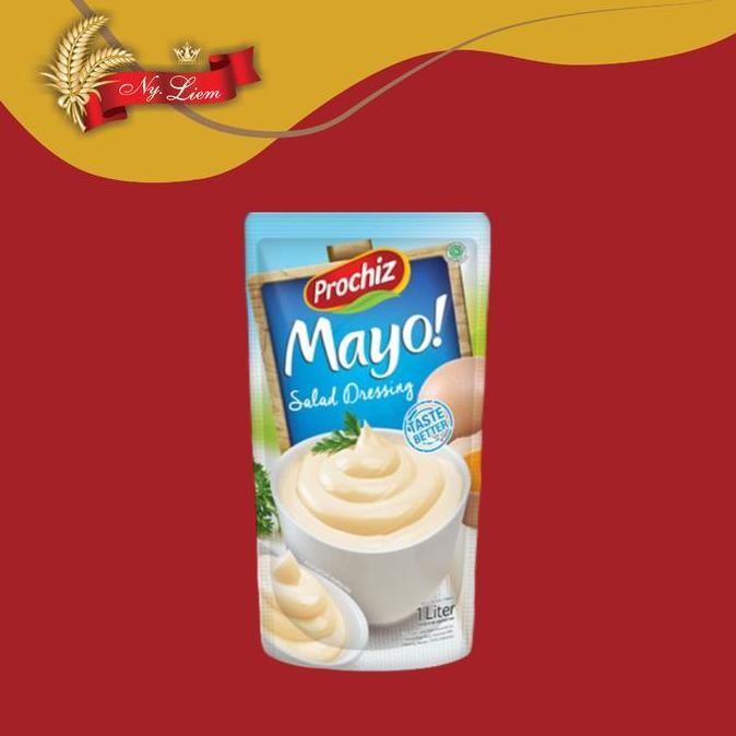 

Tersedia Prochiz Mayo Salad Dressing 1 Liter - Mayonaise Creamy Serbaguna