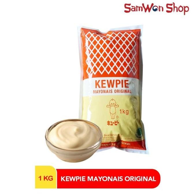 

Tersedia Kewpie Mayonnaise Original 1 Kg - Saus Salad Mayo Ori Jepang Pouch Halal