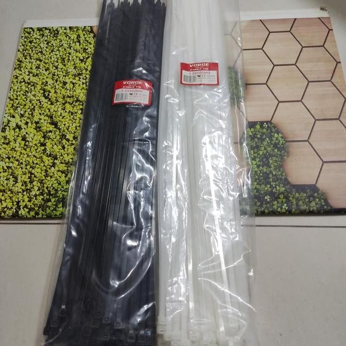 

Diskon! Kabel Ties VORGE 45cm x 4.8mm Cable Tie Panjang 450mm Tebal Kuat