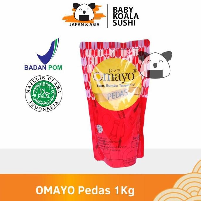 

Tersedia Omayo Mayo Pedas 1Kg Spicy Hot Mayonnaise Saus Sambal Burger